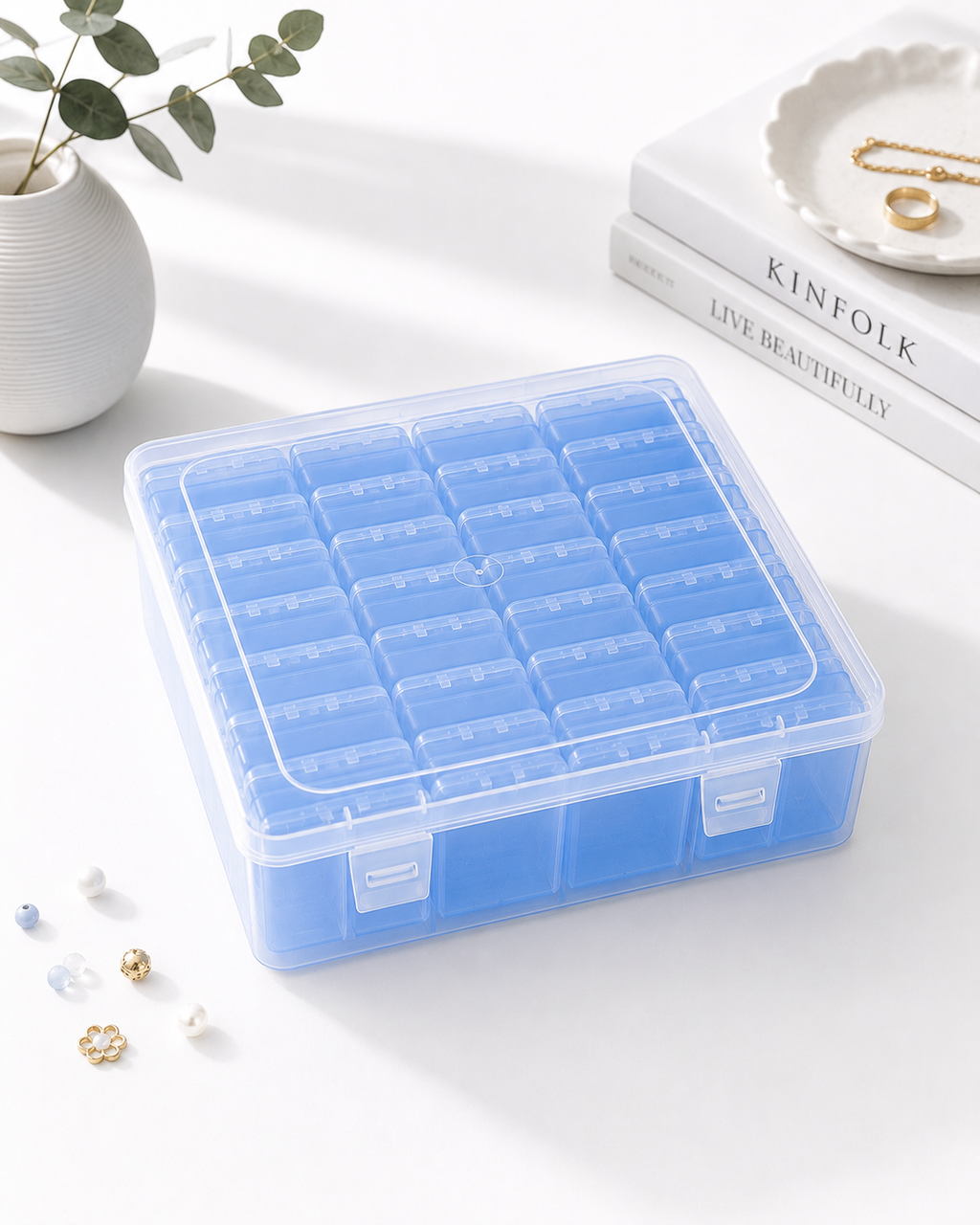 Mavi Modüler Organizer Kutu – 24 Bölmeli | P-SERİSİ
