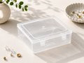P-SERİSİ PB1 – Büyük Şeffaf Plastik Modüler Organizer Kutu (22.5x20.5x7.5 cm)