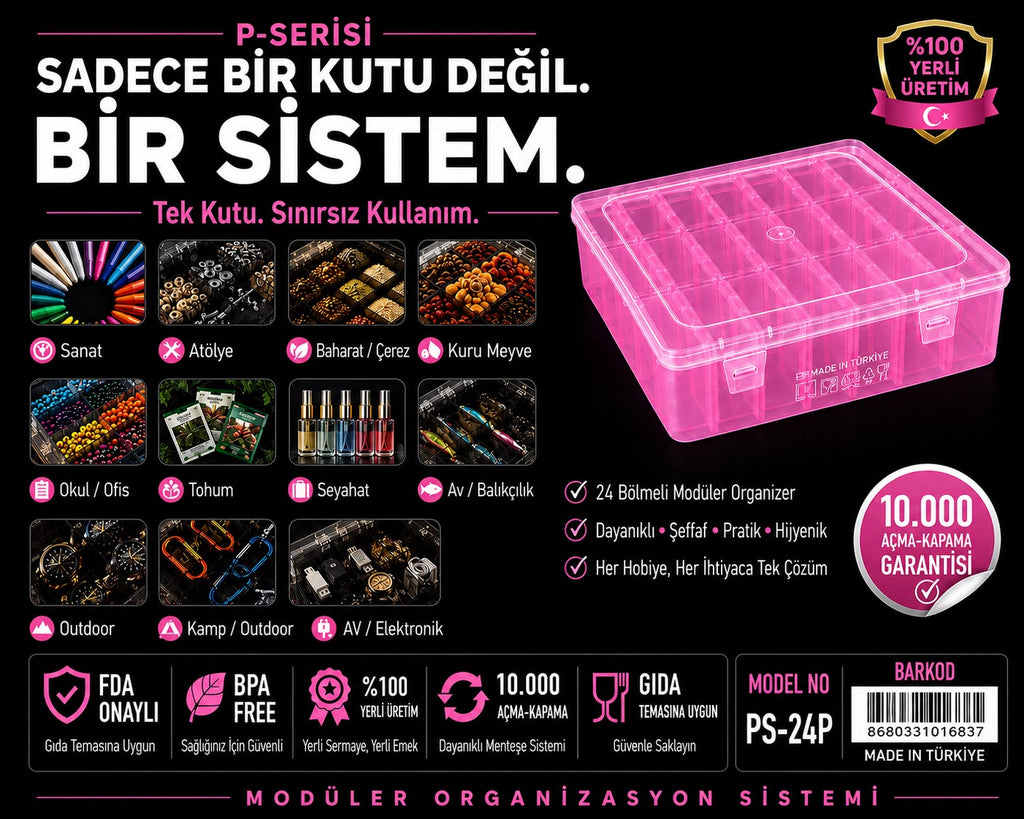 P-SERİSİ PS-24 pembe varyant – renk seçeneği görseli