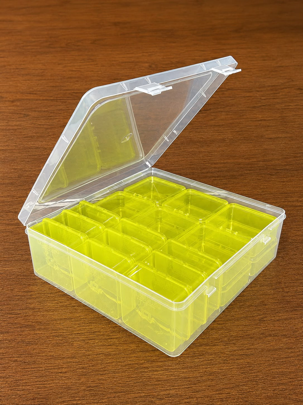 Sarı Modüler Organizer Kutu – 24 Bağımsız kilitli Küçük Kutu | P-SERİSİ